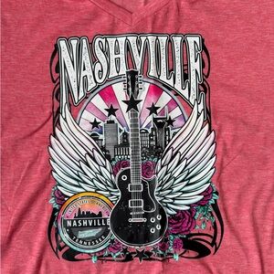 Nashville‎ Graphic Tee with tulip sleeve 3X